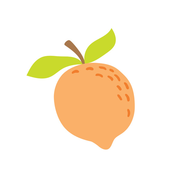 Orange 2 SVG Cut File