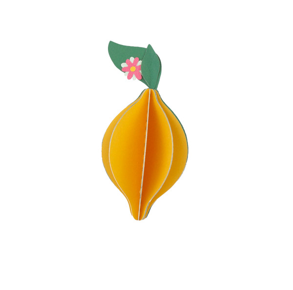 3D Lemon SVG Cut File