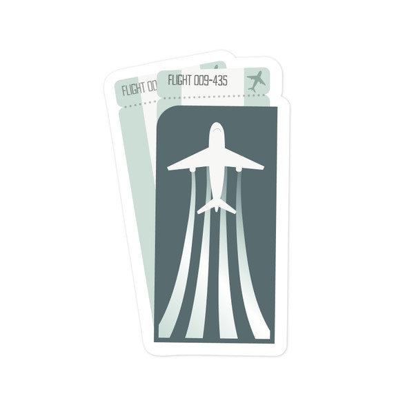 Plane Tickets SVG Print and Cut File