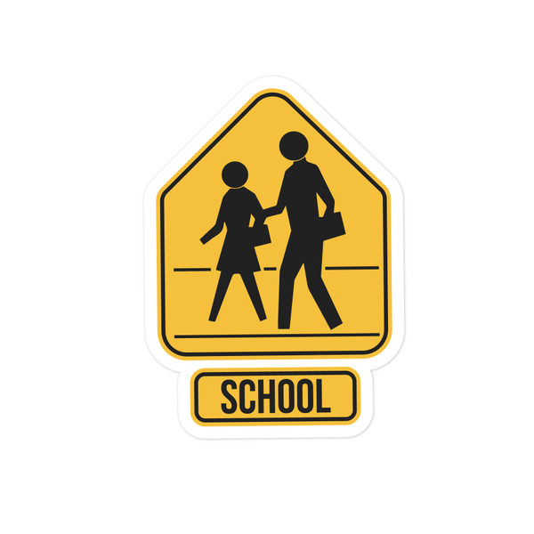 School Pedestrian Sign SVG Print and Cut File