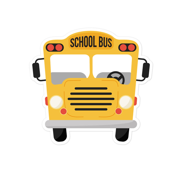 School Bus SVG Print and Cut File