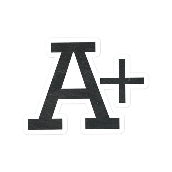 A+ SVG Print and Cut File