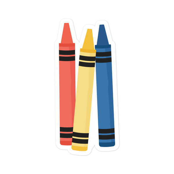 Crayons SVG Print and Cut File
