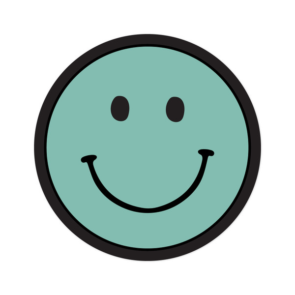 Blue Happy Face Print and Cut File