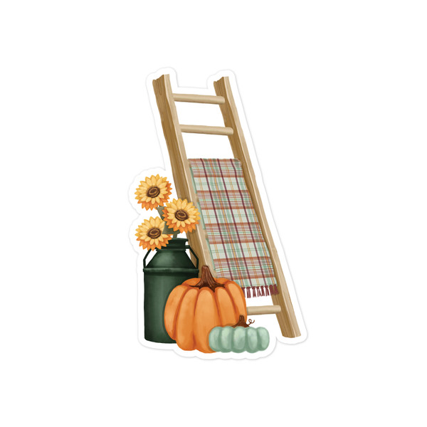 Fall Blanket Ladder Print and Cut File