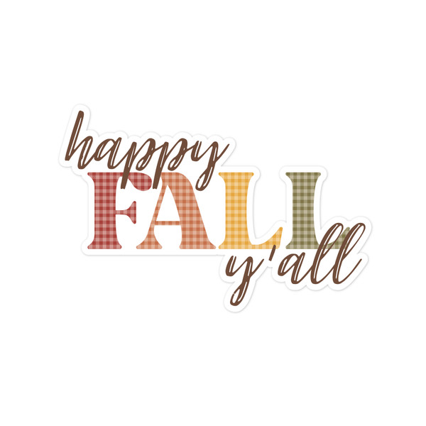 Happy Fall Y'all Print and Cut File
