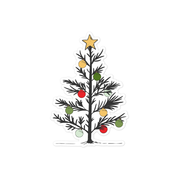 Christmas Tree Print and Cut File