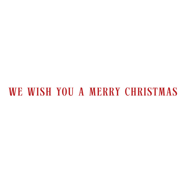 We Wish You A Merry Christmas SVG Cut File