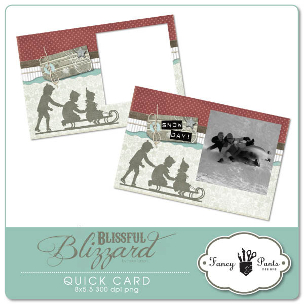 Blissful Blizzard Quick Card