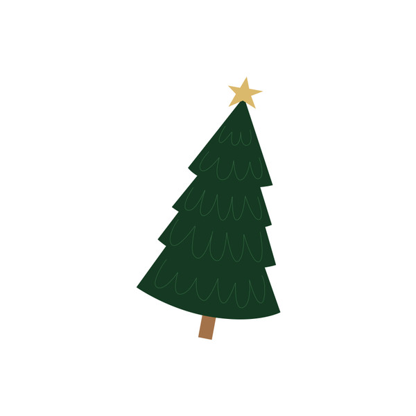 Simple Christmas Tree Print and Cut File