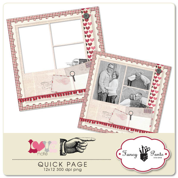 Love Note Quick Page
