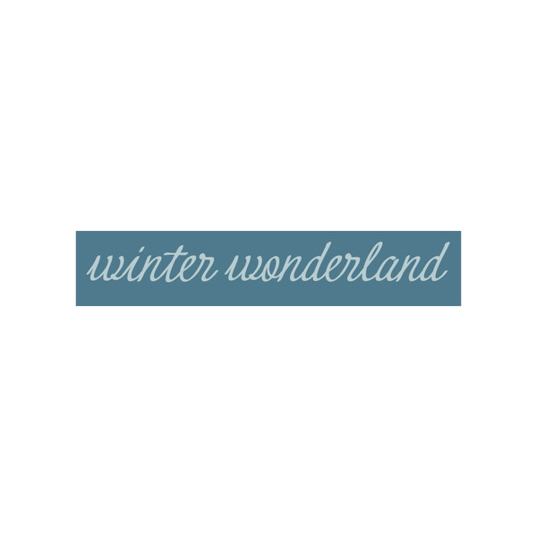 Winter Wonderland Cursive SVG Cut File