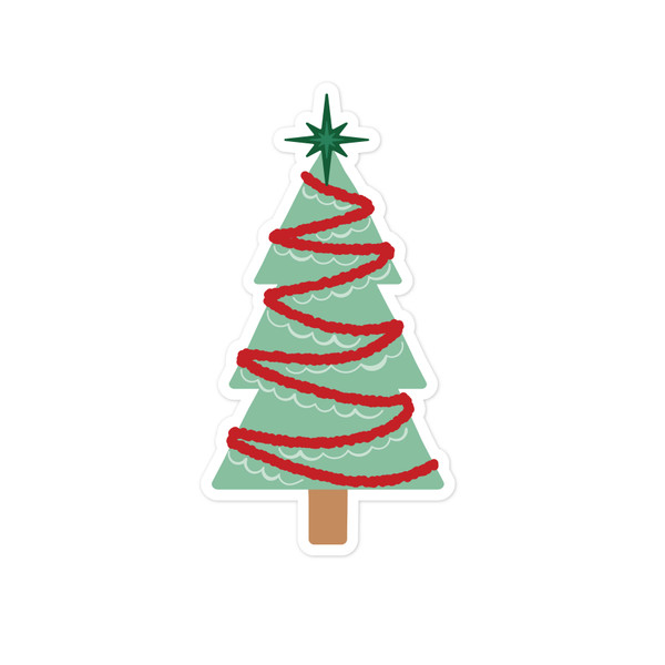 Garland Tree Print and Cut File