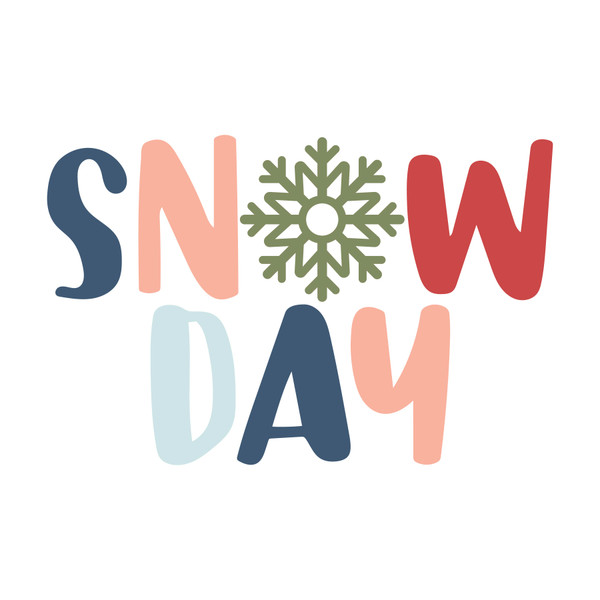 Snow Day SVG File