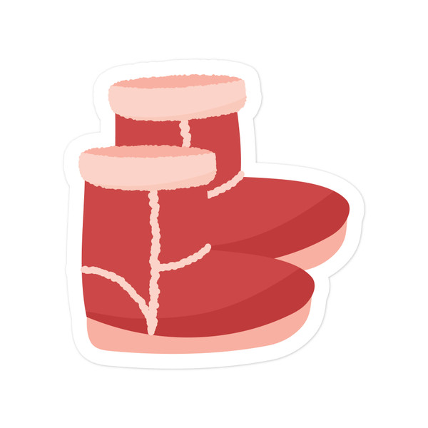 Fuzzy Boots Print and Cut File