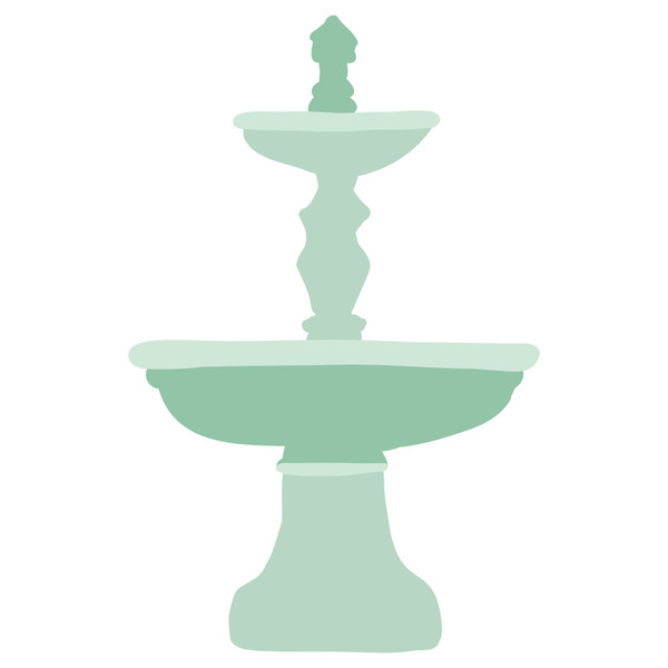 Fountain SVG Cut File