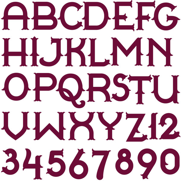 Magical Alphabet SVG Cut File