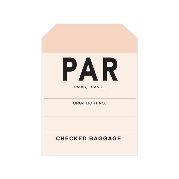 Baggage Tag Print and Cut File