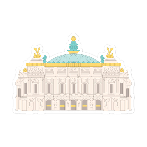 Paris Opera House Print and Cut File