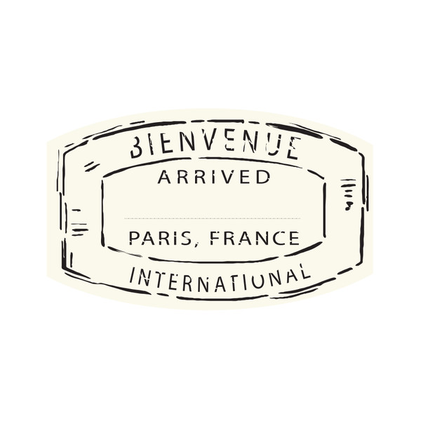 International Ticket SVG File