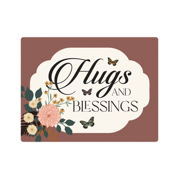 Hugs and Blessings Print and Cut File