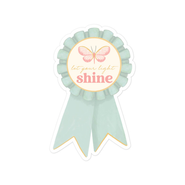 Light Shine Ribbon Print and Cut File