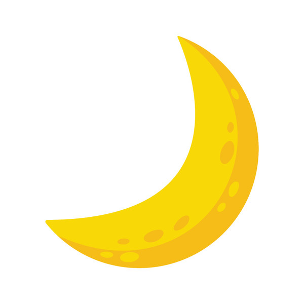 Crescent Moon SVG File