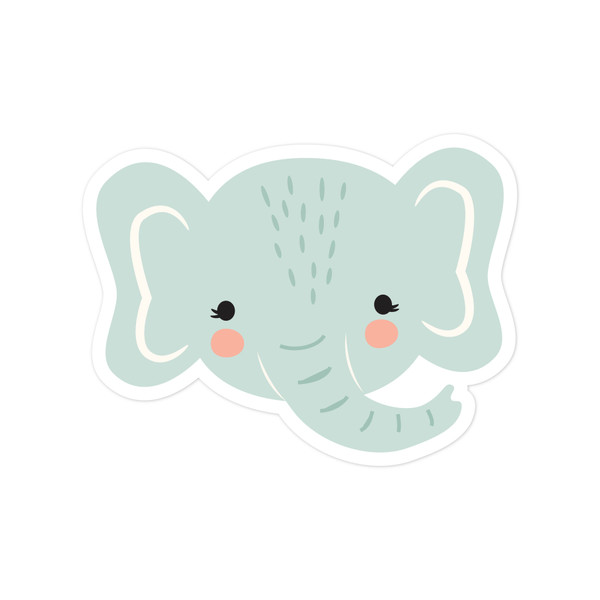 Elephant Print and Cut File