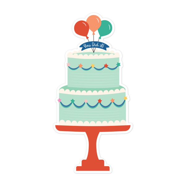 You Did It Cake Print and Cut File