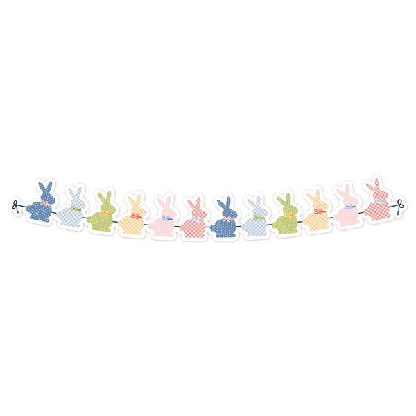 Bunny Banner Print and Cut File