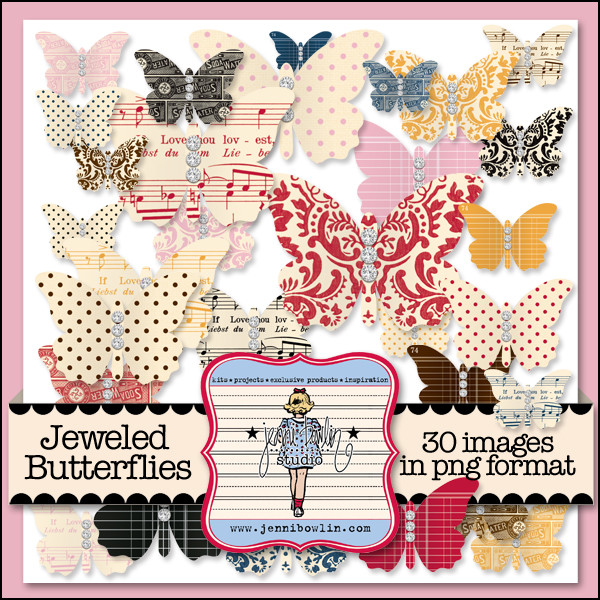 Jeweled Butterflies
