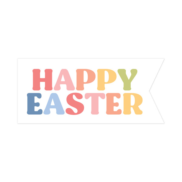 Happy Easter Label SVG File