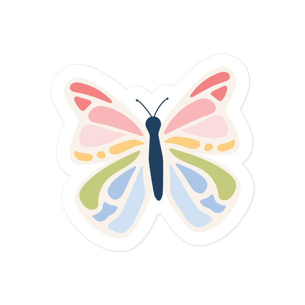 Rainbow Butterfly SVG File