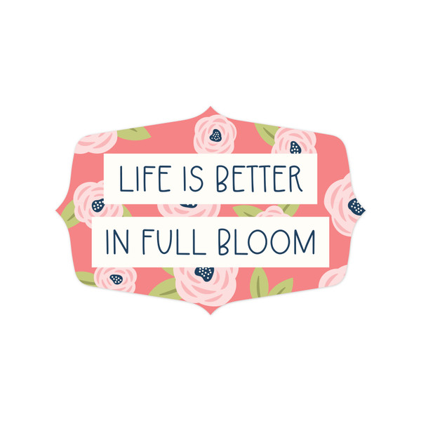 Life in Full Bloom Print and Cut File