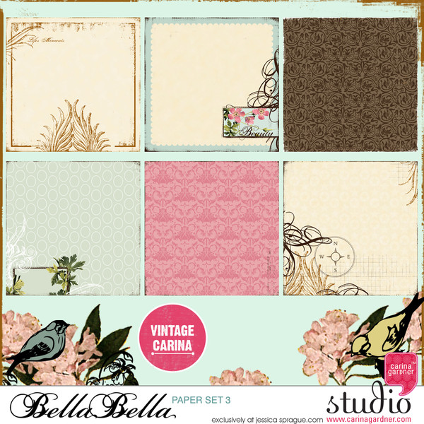 BELLA BELLA Paper Set 3