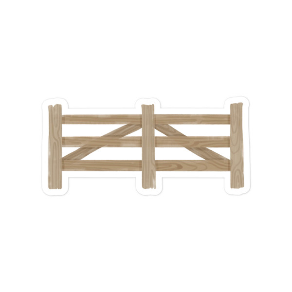 Farm Fence Print and Cut File