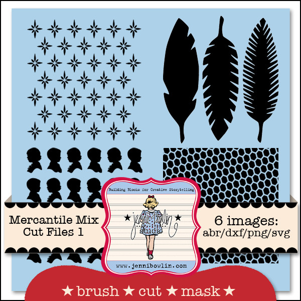 Mercantile Mix Cut Files 1