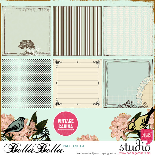BELLA BELLA Paper Set 4