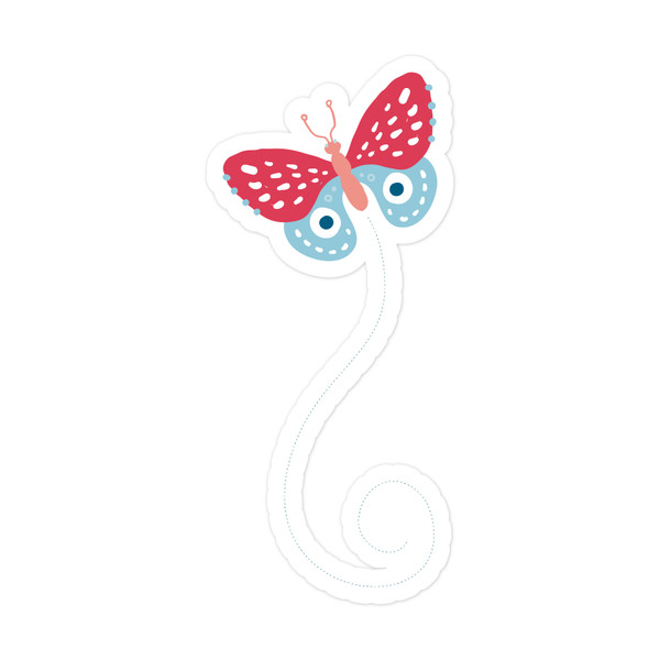 Summer Butterfly Print and Cut File