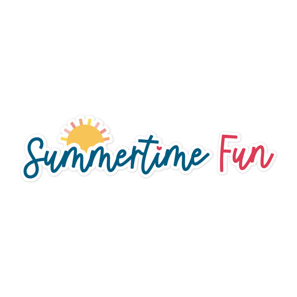 Summertime Fun Print and Cut File