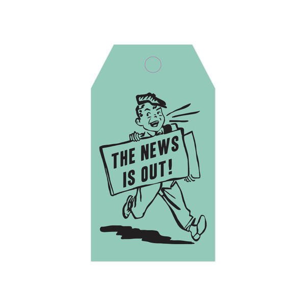 Newsboy Tag Print and Cut File