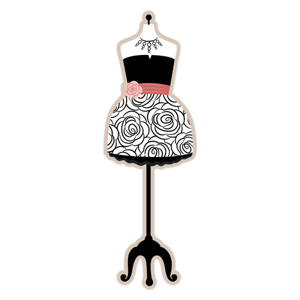 Dress Form Print and Cut File