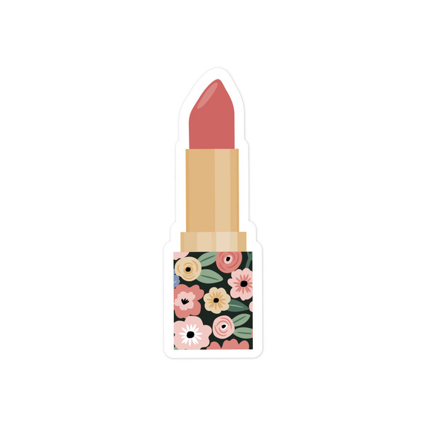 Floral Lipstick Print and Cut File