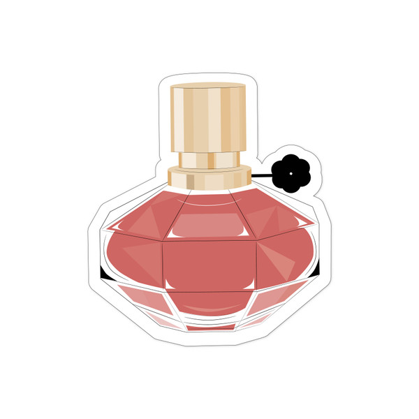 Floral Perfume Print and Cut File