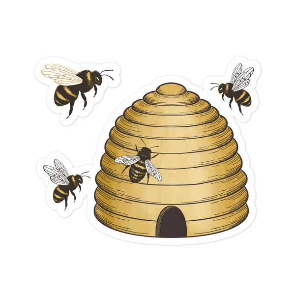 Busy Beehive Print and Cut File