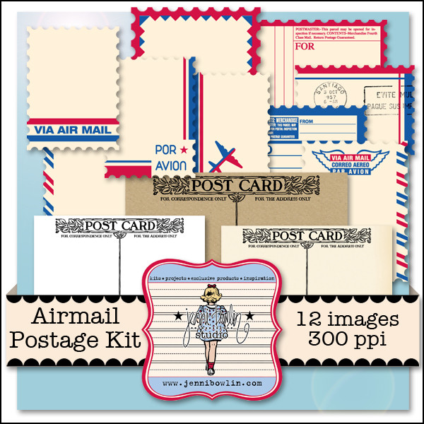 Airmail Postage Kit