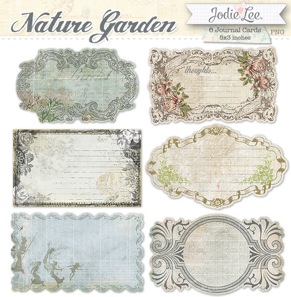 Nature Garden Journal Cards