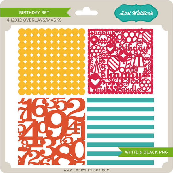 Birthday Masking Set