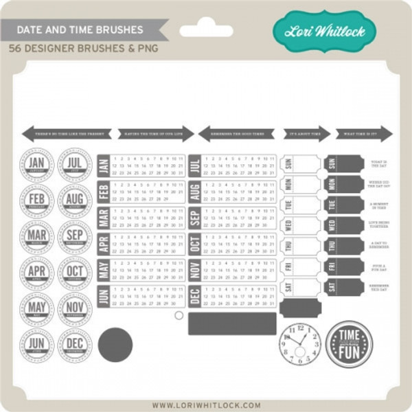 Date and Time Brushes
