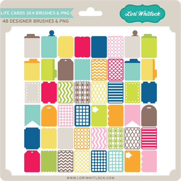 Life Cards 3x4 Brushes PNG